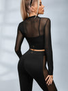 🖤ZASUWA Female Sexy Sheer Mesh Tracksuit