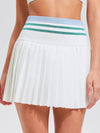 ZASUWA Female Contrast Color Quick Dry 2 in 1 Tennis Skirts