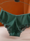 ZASUWA Female Hollow Out Silk T-back Panties