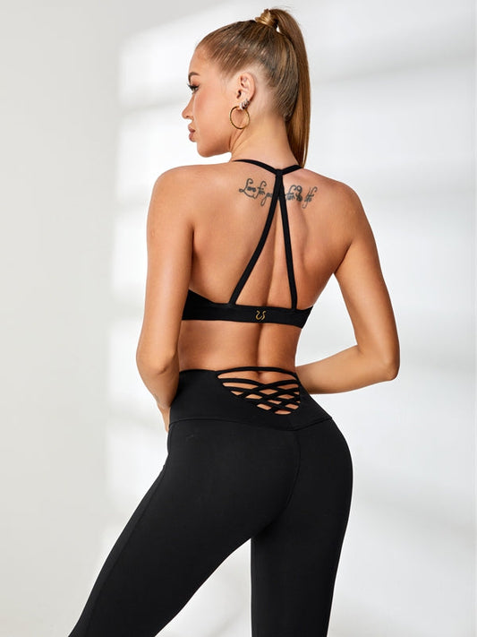 ZASUWA Female Cross Back Scrunch Bum Tracksuits