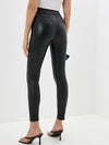 ❤ZASUWA Female Sexy Faux Leather Push Up Design Lace-up Leggings