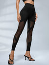 ZASUWA Female Sexy Sheer Mesh Hip-lift Leggings