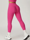 ZASUWA Female High-waisted Hip-lift Quick Dry Elastic Tight Scrunch Bum Leggings