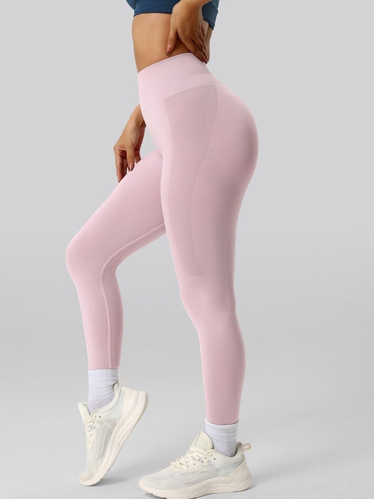 ZASUWA Female Quick-dry Seamless Hip-lift Scrunch Bum Leggings