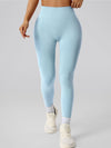 ZASUWA Female Quick-dry Seamless Hip-lift Scrunch Bum Leggings