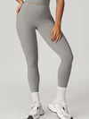 ZASUWA Female High-waisted Hip-lift Quick Dry Elastic Tight Scrunch Bum Leggings