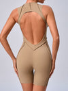 ZASUWA Female Sexy Backless Quick-dry Romper