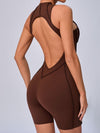 ZASUWA Female Sexy Backless Quick-dry Romper