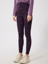 ZASUWA Female Fleece Leopard Print Leggings