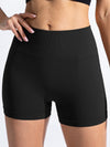 ZASUWA Female Seamless Deep V Back Scrunch Bum Shorts