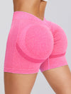 ZASUWA Female Deep V Back Scrunch Bum Seamless Shorts