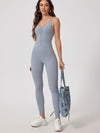 ZASUWA Female Front Folds Zipper Jumpsuit
