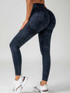 ZASUWA Female Denim Scrunch Bum High-rise Leggings