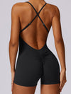 ZASUWA Female Cross Back Scrunch Bum Romper