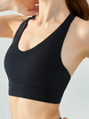 ZASUWA Female V Collar Backless Sports Bras