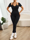 ZASUWA Female Halter Lace-up Backless Jumpsuit