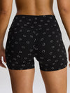 ZASUWA Female Print Drawstring Spandex Gym Booty Shorts