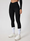 ZASUWA Female Unique V Shape Waist Design Leggings