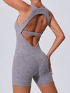 ZASUWA Female Backless Hip-lift Romper