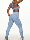 ZASUWA Female Leopard Print High-waisted Fitness Yoga Tracksuit