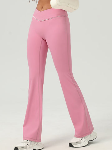 ZASUWA Female Flare V-shape Waist High-waisted Leggings