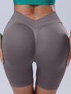 ZASUWA Female Deep V Back Scrunch Bum Shorts