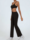 ZASUWA Female Flare Cutout Jumpsuit