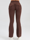 ZASUWA Female Pocket Scrunch Bum Flare Cargo Leggings