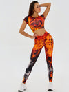 ZASUWA Female Skeleton Print Tracksuit