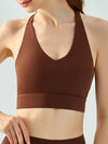 ZASUWA Female V Collar Backless Sports Bras