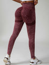 ZASUWA Female Denim Scrunch Bum High-rise Leggings