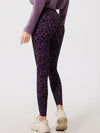 ZASUWA Female Fleece Leopard Print Leggings