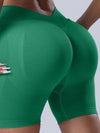 ZASUWA Female Deep V Back Scrunch Bum Shorts