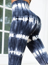ZASUWA Female Hot Tie-dye Ombre Scrunch Bum Leggings