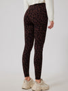 ZASUWA Female Fleece Leopard Print Leggings