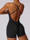 ZASUWA Female Cross Back Scrunch Bum Romper