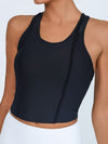 ZASUWA Female U Collar Backless Tank