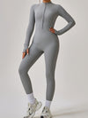 ZASUWA Female Zipper Ribbed Jumpsuit
