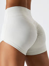 ZASUWA Female Scrunch Bum High-rise Spandex Gym Booty Shorts