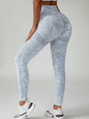 ZASUWA Female Denim Scrunch Bum High-rise Leggings