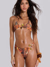 ZASUWA Female Fashion Sexy Natural Texture Print Bikini Set