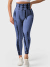 ZASUWA Female Unique Hot Tie-dye Scrunch Bum Leggings