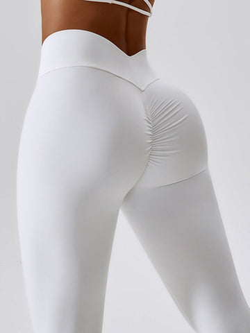 ZASUWA Female V-shape Waist Scrunch Bum Leggings