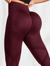 ZASUWA Female Quick-dry Seamless Scrunch Bum Leggings