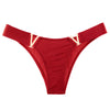 ZASUWA Female V Letter Solid Color Underwear
