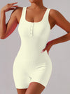 ZASUWA Female Elastic Tight Ribbed Romper