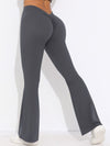 ZASUWA Female V-shaped Waist Scrunch Bum Quick-dry Flare Leggings