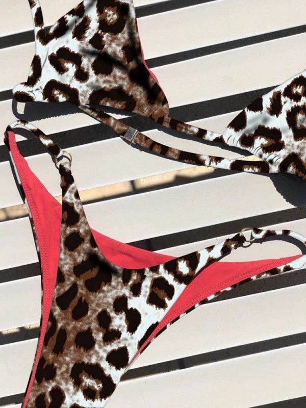 Sexy Bikini-Set mit Animal-Print