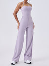 ZASUWA Female Solid Color Halterneck Jumpsuit