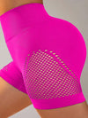 ZASUWA Female Fishnet Scrunch Bum Hip-lift Spandex Gym Booty Shorts